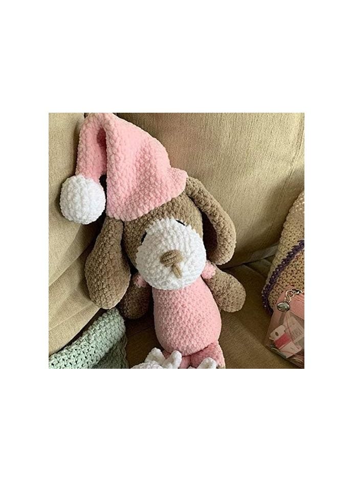 خيوط قطيفه غزل دولفين بيبي  2 شلة 264 ياردة 2 × 100 غرام، خيوط بطانية اطفال ضخمة للغاية (80332) - Image 4