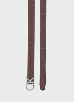 CALVIN KLEIN Logo Detailed Allocated Hole Buckle Belt  - Image 2