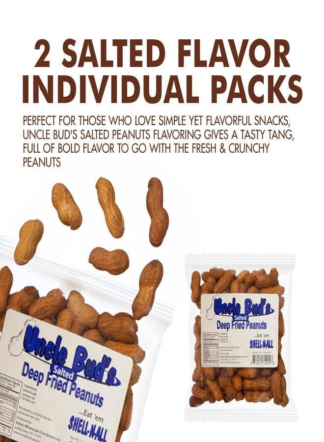 Jerky-n-Spice Uncle Bud's Deep Fried Salted Peanuts in the Shell (2-Pack) | Premium Peanuts Salted with High Protein & Bold Crunchy Flavor | Ideal Snacks for Gatherings, Camping & Roadtrips | Heart Healthy Snacks - Image 3