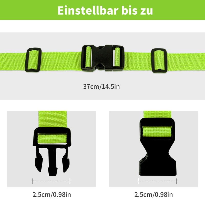 Moorle Adjustable Chest Strap Backpack, Pack of 2 Nylon Backpack Straps with Quick Release, Non-Slip Webbing for School Bag, Black, Durable Chest Strap for Jogging, Hiking, Outside - Image 2
