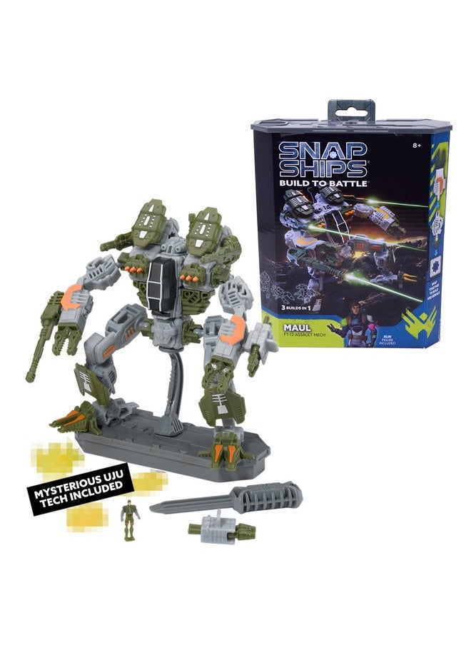 SNAP SHIPS Snap Ships Forge Maul FT-12 Assault Mech - Build to Battle - No Batteries Required - Build 3 Different Designs -8+  - Image 2