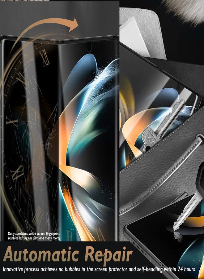 Orzero (3 Pack) TPU Inner Screen Protector Compatible for Samsung Galaxy Z Fold 5/Z Fold 4 5G (Not Glass) Protector De Pantalla High Definition Anti-Scratch Bubble-Free - Image 3