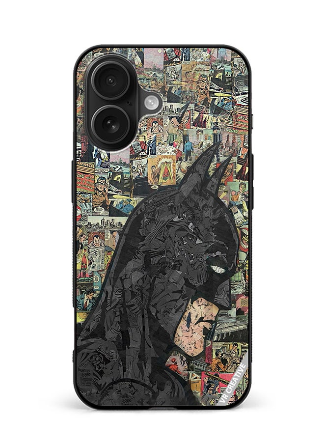 Protective Case Cover For Apple iPhone 16 Plus Batman Comic Design Multicolour