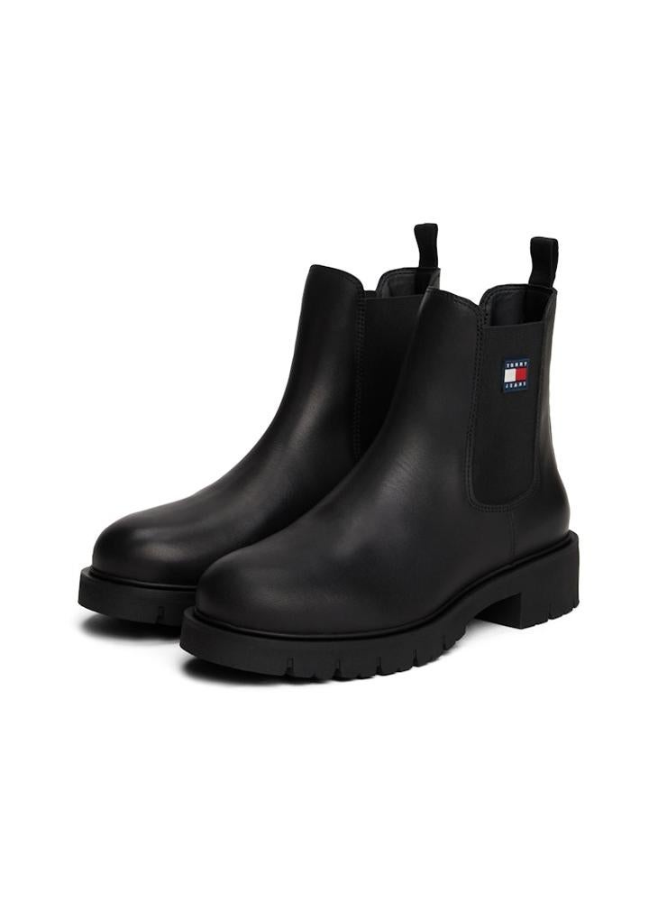TOMMY JEANS Chelsea Leather Boot - Image 3