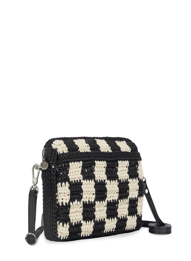 The Sak Cora Smartphone Crossbody, Black Check - Image 2