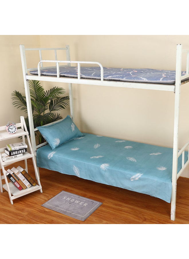 Generic - Simple Single Sheets 1 Meter 1.2 Meters Upper And Lower Bunk Dirty Cartoon Student Sheets Dormitory Dormitory Male And Female Students-Color:Stripes-Specifications:Bed Sheet Single Piece 120cmx230cm - Image 1