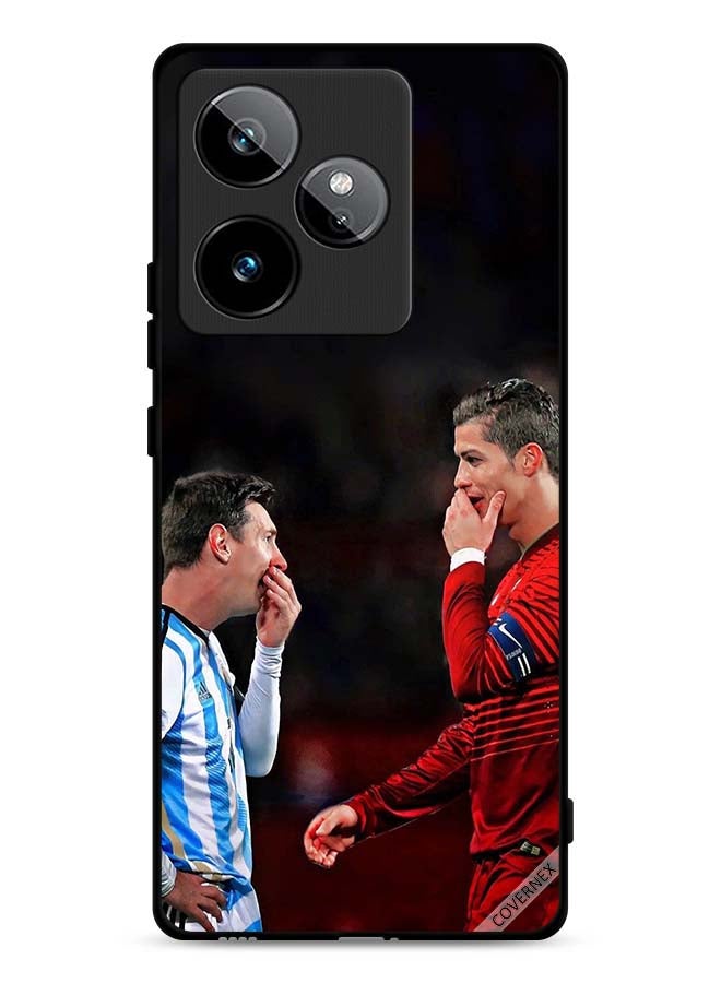 Covernex Realme GT 7T 5G Protective Case Cover Ronaldo & Messi In One Frame