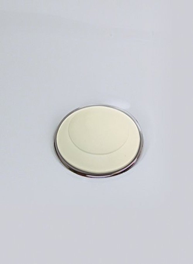 Keeney K820-61 1-1/2 in. Stop N' Pop Rubber Bath Tub Stopper, White - Image 4
