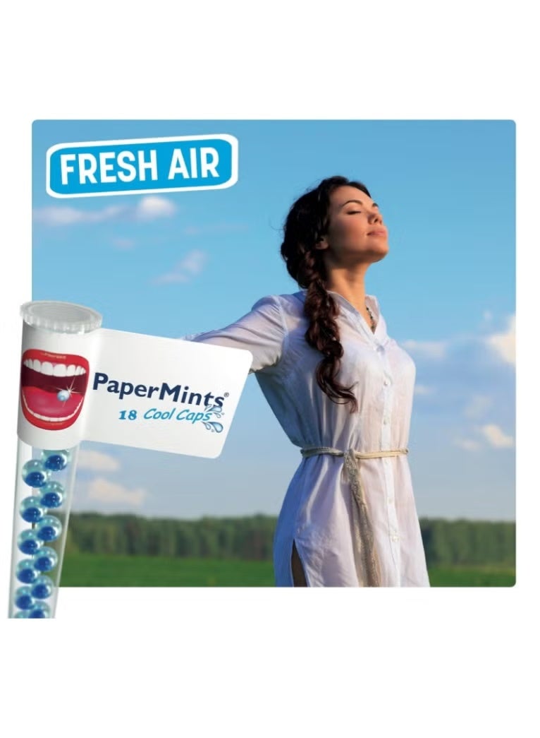PaperMints Cool caps breath refreshers 3 x tubes of 18 capsules - Image 4