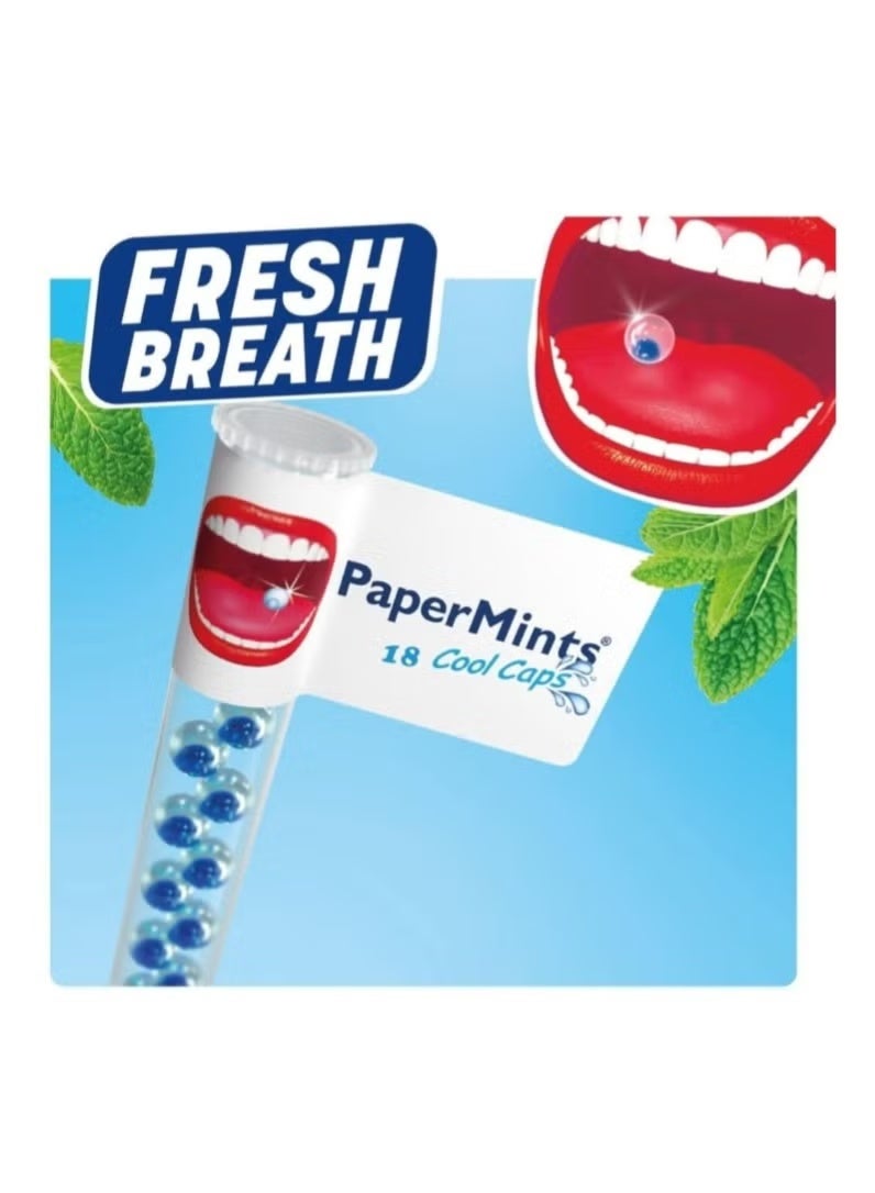 PaperMints Cool caps breath refreshers 3 x tubes of 18 capsules - Image 5