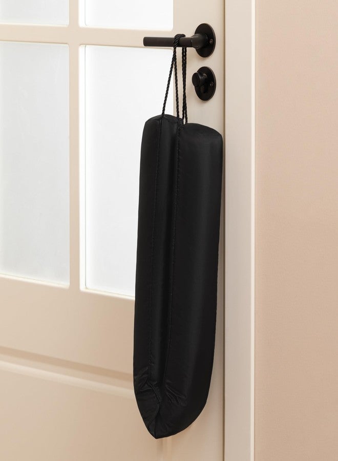 Sunolga Waterproof Door Draft Stopper Blocks Hot and Cold Air with Removable Washable Cover for Bottom of Door, All-Season Seal for Wind, Door Sweep for Gaps Up to 3", Home Essentials, 36", Black - Image 4