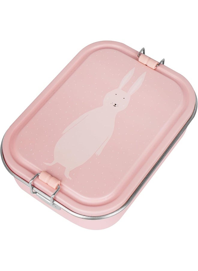 TRIXIE Children's Stainless Steel Lunch Box - Large Model - Mrs. Rabbit - Image 1