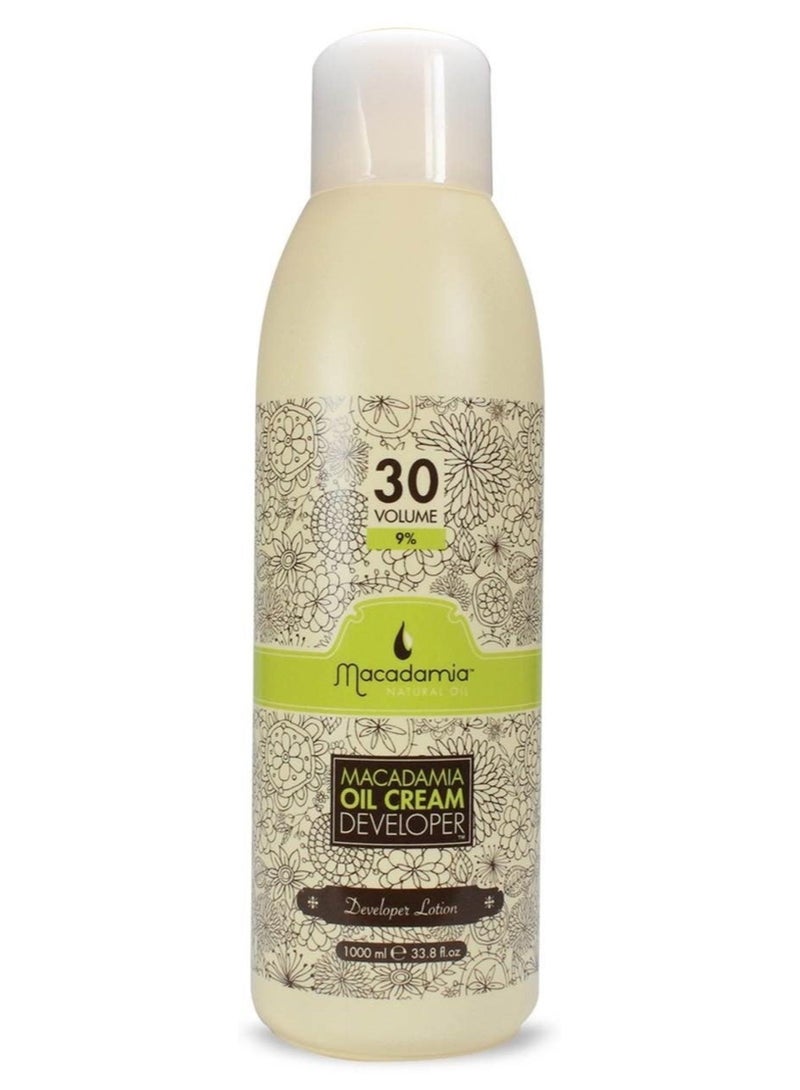 Macadamia Natural كريم مكاديميا بالزيت الطبيعي المطور 30 حجم 9% 1000 مل