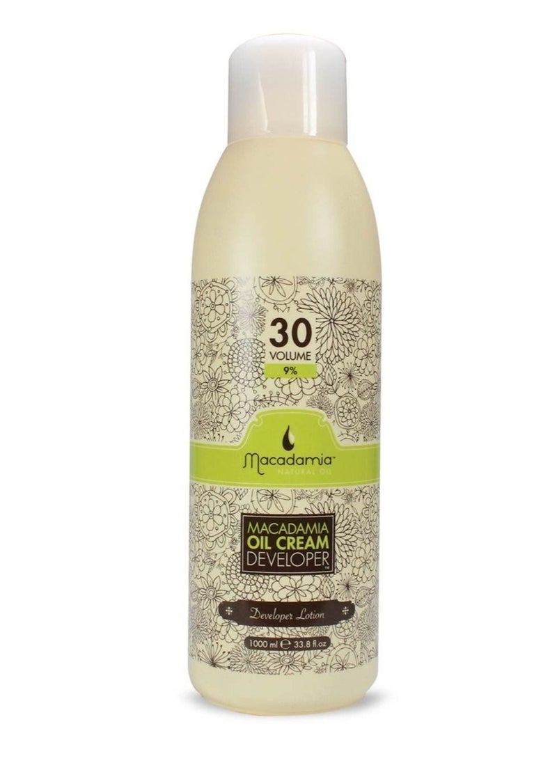 Macadamia Natural كريم مكاديميا بالزيت الطبيعي المطور 30 حجم 9% 1000 مل 