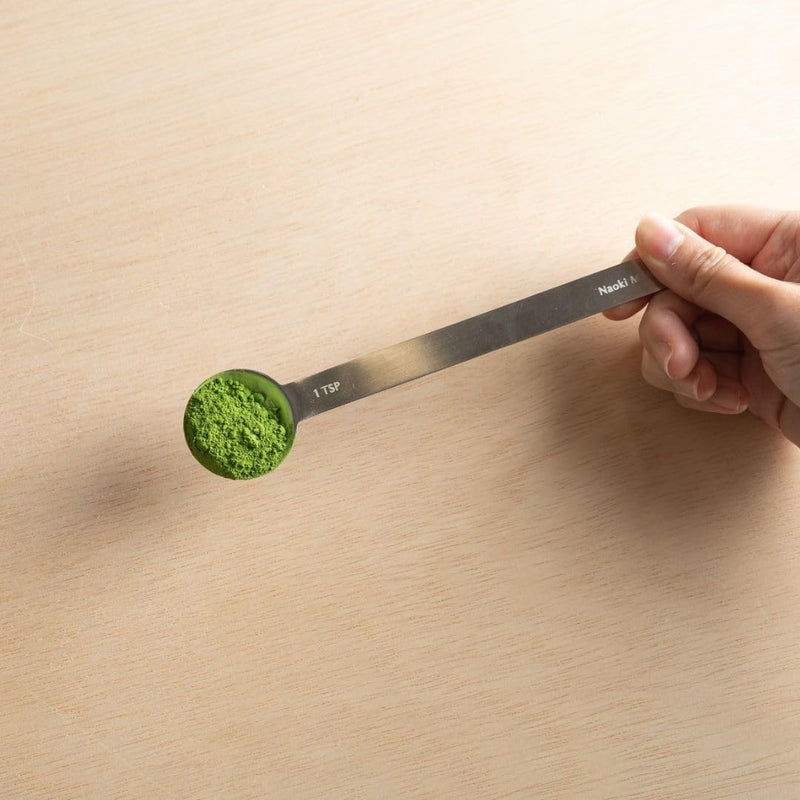 Naoki Matcha Stainless Steel Measuring Spoon/Scoop Matcha Set - 2g (1 teaspoon) and 6g (1 table spoon) Serving Of Matcha Powder - Image 2