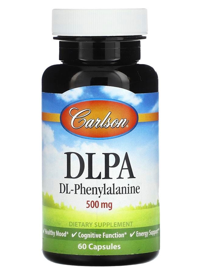 DLPA DL-Phenylalanine 500 mg 60 Capsules