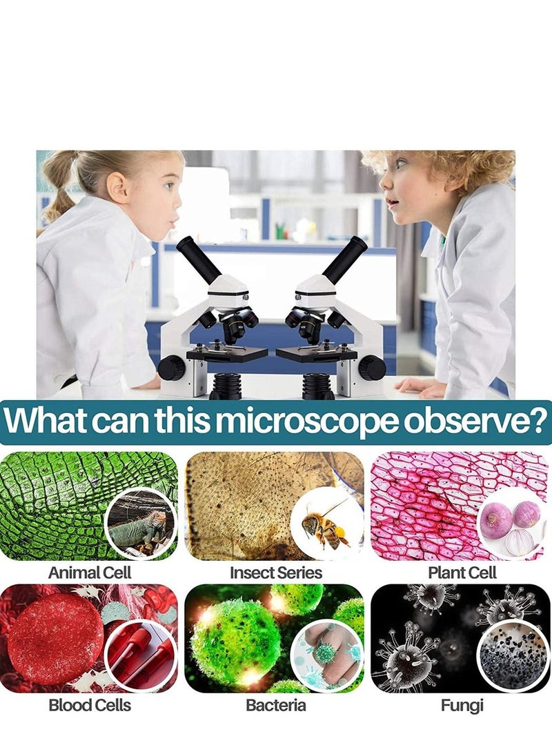 MARGOUN - Microscope Compound Monocular Microscope 40X-2000X for Kids Students and Adults - Image 1
