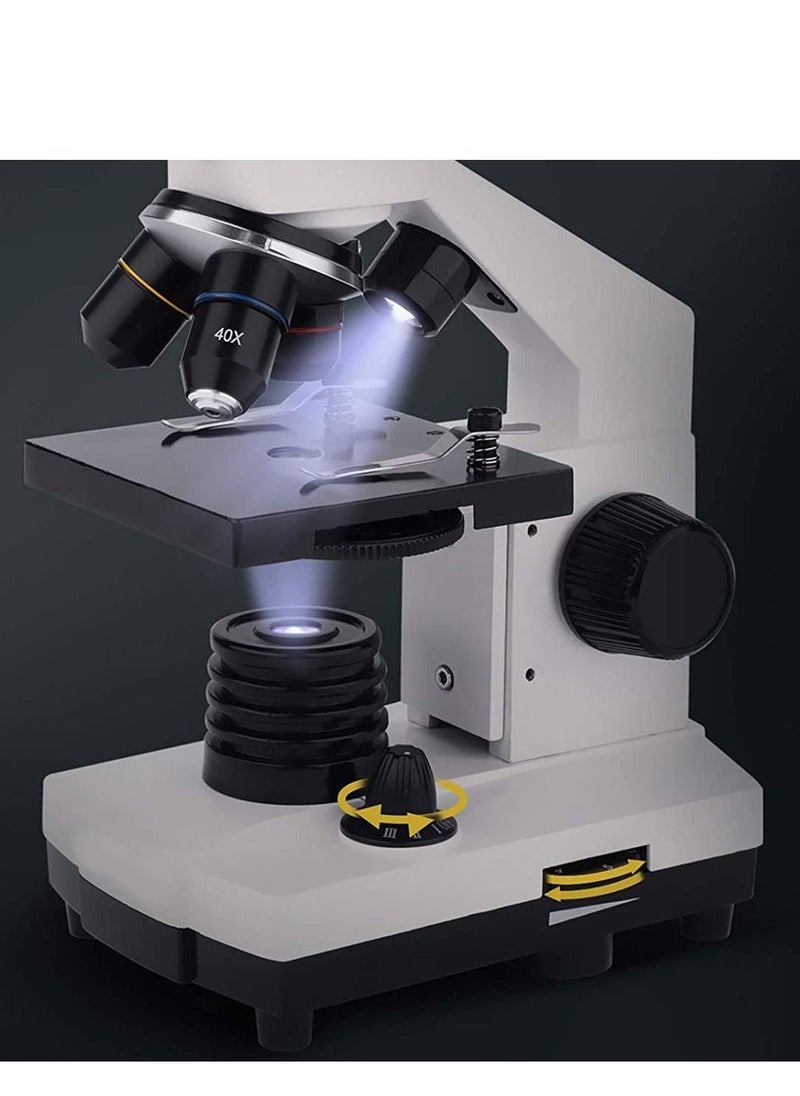 MARGOUN - Microscope Compound Monocular Microscope 40X-2000X for Kids Students and Adults - Image 1