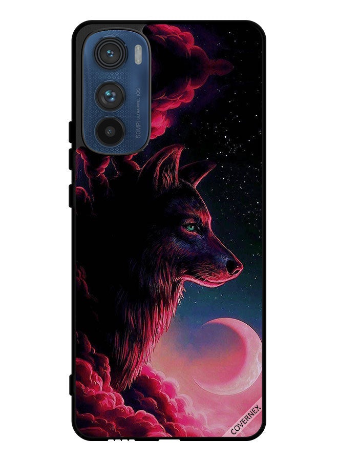 Covernex Protective Case Cover For Motorola Edge 30 Wolf Art - Image 1