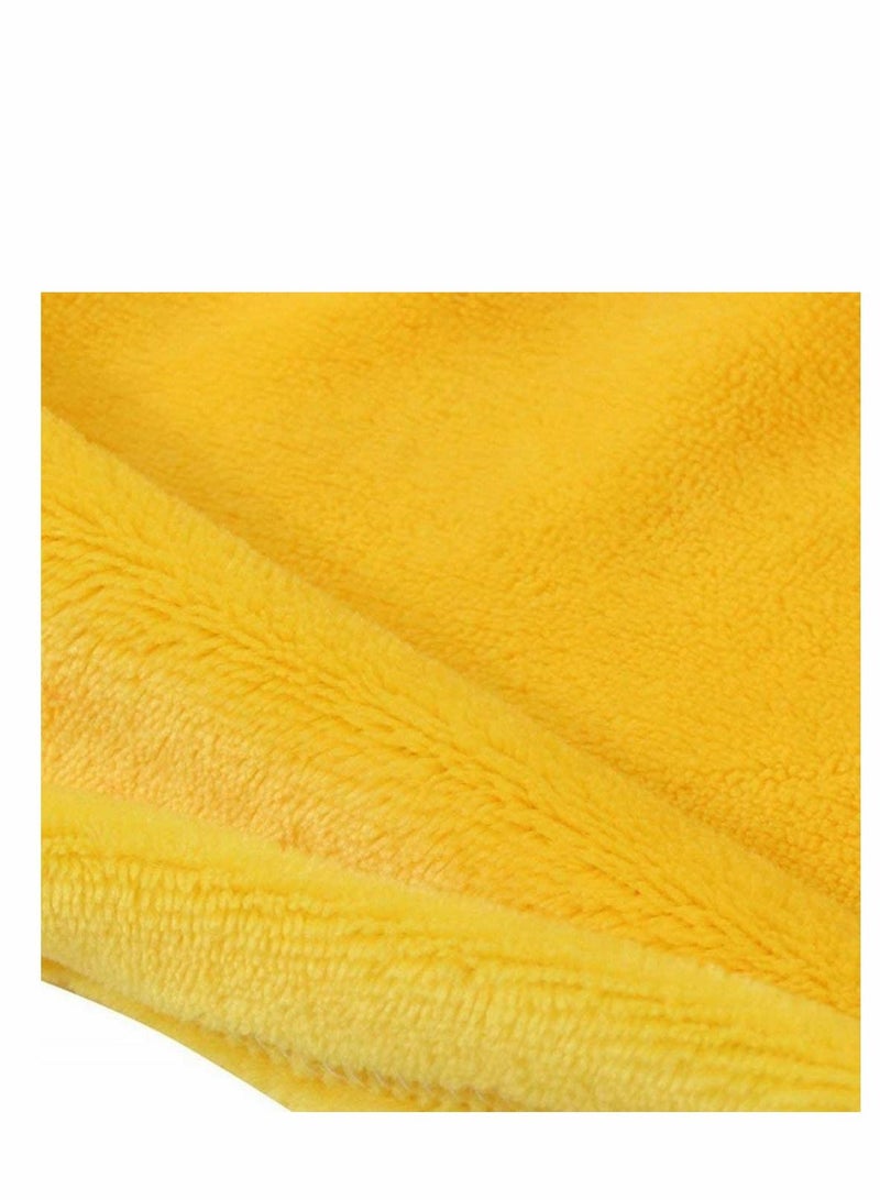 واي آند دي Baby Hooded Bath Towels Animal Bathrobe Fleece Towel Blanket Ultra Soft and Super Absorbent for Newborns, Infants Toddlers – Suitable as Gifts - Image 5