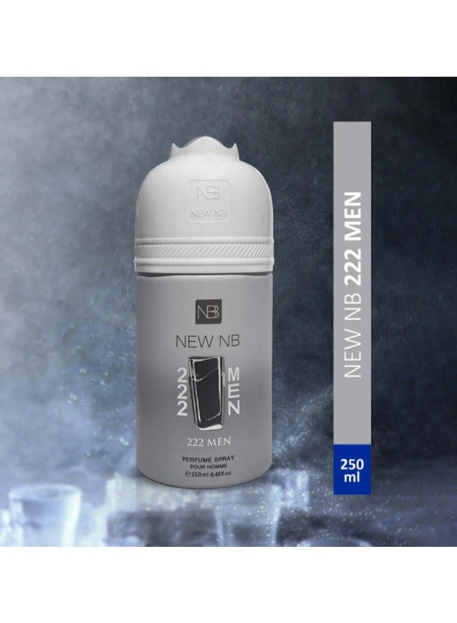 NEW NB Unbranded 222 Men Deodorant Perfume – 250ml | Refreshing & Long-lasting Fragrance - Image 2