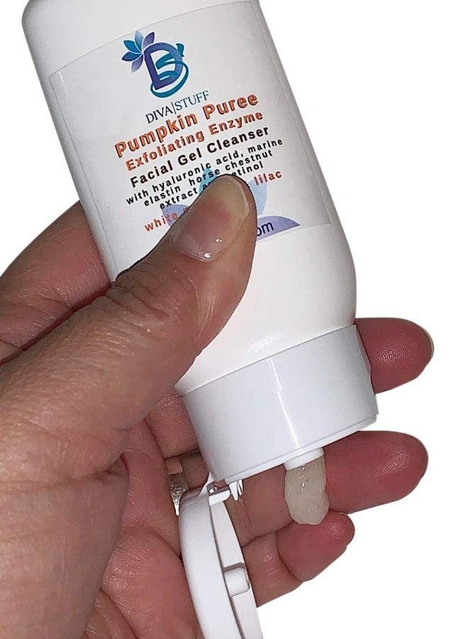 Diva Stuff Pumpkin Puree Exfoliating Enzyme Facial Gel Cleanser, With Hyaluronic Acid, Marine Elastin, Horse Chestnut and Retinol, 2 oz - Image 1