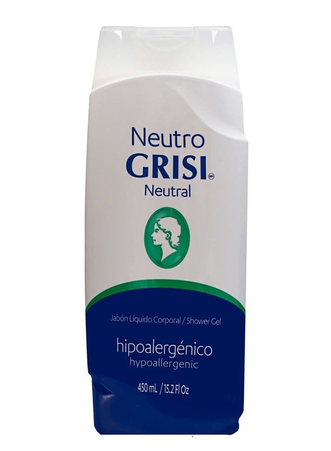Grisi Neutral Shower Gel, Cleansing Shower Gel, Hypoallergenic, Sensitive Skin, Smother Skin, 2-Pack of 15.2 FL Oz, Bottles. - Image 2