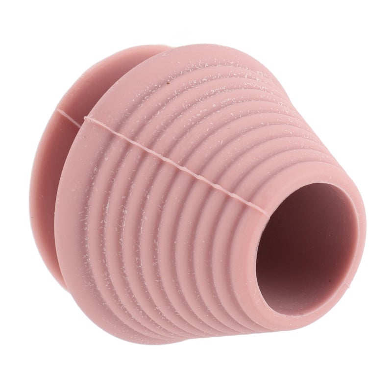 Pinkish Silicone Bathtub Overflow Drain Cover - Suction Cup Seal Prevent Leakage Tub Stopper for Bathroom Safety Bathtub Soaking Kids and Adults - Image 3