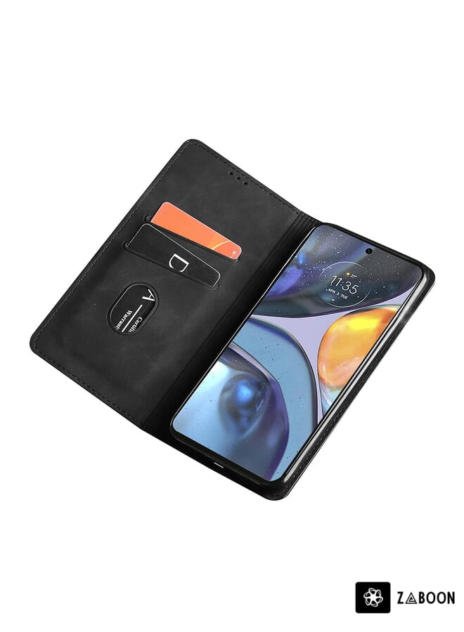 Zaboon Protective Case For OnePlus Nord 2T Skin Feel Magnetic Horizontal Flip Leather - Image 4