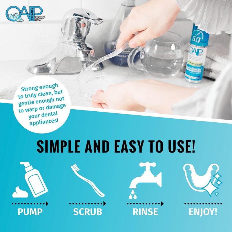 OAP Cleaner  Cleans and Sterilizes Removable Dental and Ortho Appliances  Foam 3to4 Month Supply - Image 4