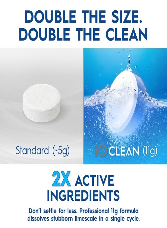 iO CLEAN Coffee Maker Cleaner & Coffee Machine Descaler Tablets - 24 Count Universal Coffee Pot Cleaner and Descaler Solution - Compatible with Keurig, Nespresso, Ninja, Breville, DeLonghi - Image 3