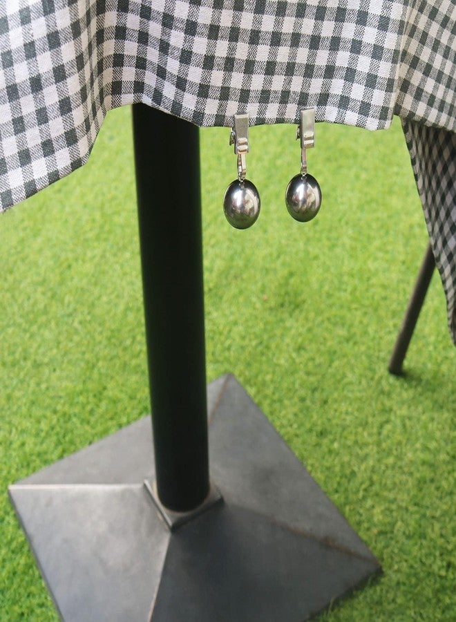 HillSpring Heavy Duty Tablecloth Weights, Stainless Steel Balls with Rust-Resistant Clips, Weights for Curtain, Flag and Banner, 10 Pack - Image 3