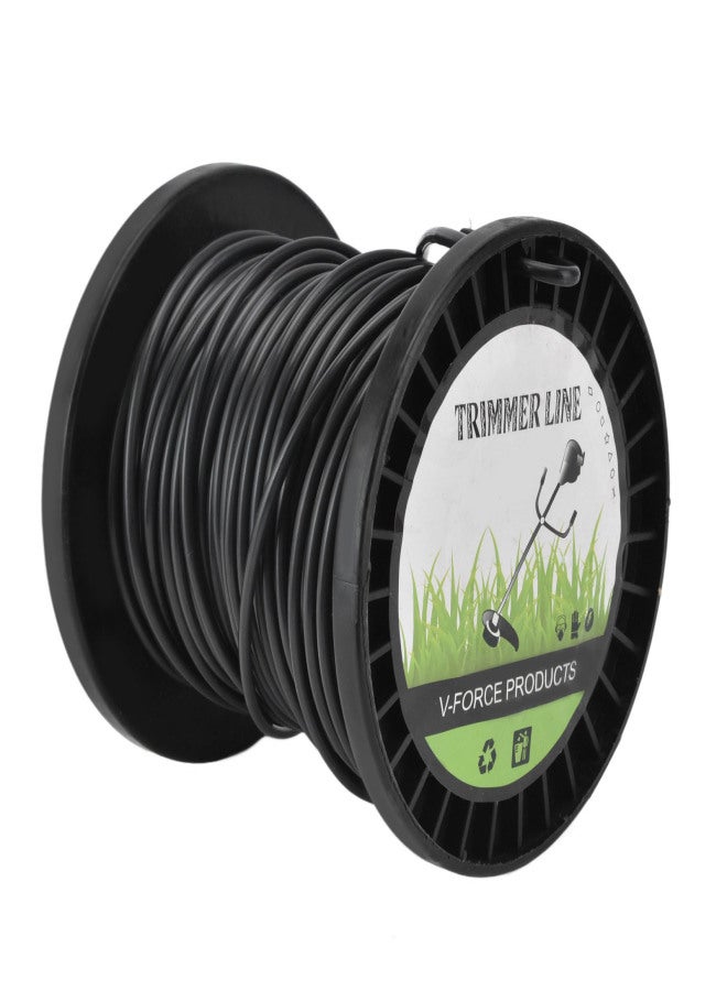 Round String Trimmer Line for Husqvarna 3.3mm Black High Cutting Efficiency Trimmer Line for Most Lawn Mowers Farm 30m - Image 5