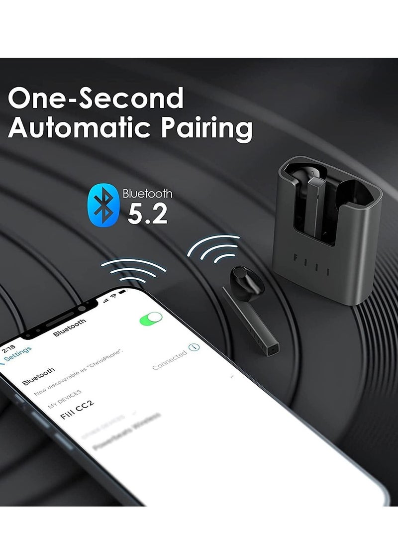 Wireless Earbuds -  True Wireless Earbuds Cordless, Bluetooth 5.0 Earphones with Microphone, Bass Bluetooth Earbuds, Noise-Cancelling, Sweatproof Wireless Headphones for iPhone & Android - Image 3