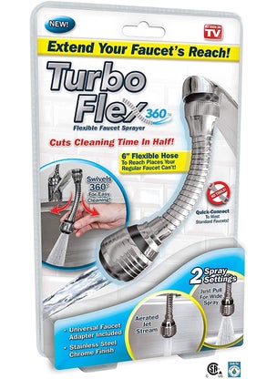 GTC GTC® Turbo Flex 360 Instant Hands Free Faucet Swivel Spray Sink Hose Faucet Hose Spray - (IT N - 9123) (Pack of 1)  - Image 4