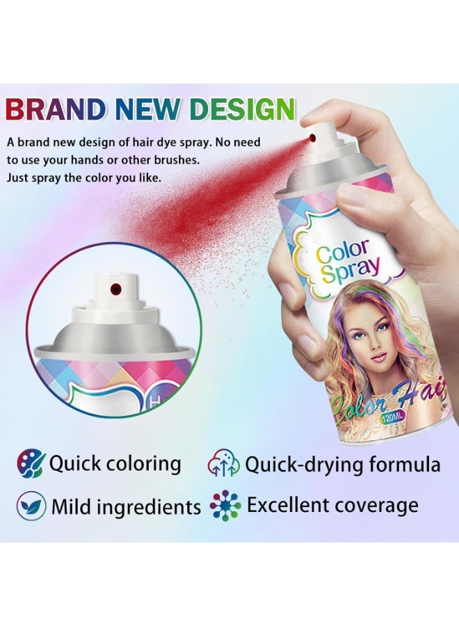 Hair Colour Spray, Premium Materials Ensure Durability And Professional Finish orange - Image 4