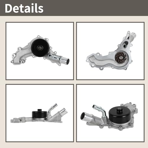 EvTok AW6169 Water Pump & Gasket Fit for Dodge Challenger/Avenger/Charger/Durango/Grand Caravan/Journey, Chrysler 200/300/Town & Country, Grand Cherokee, Ram 1500/ ProMaster, VW Routan 3.6L V6 Engine - Image 2