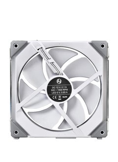 LIAN LI Uni Fan Sl140 Single Pack White Without Controller (Compatible With Sl120 3 Pack Or Sl140 2 Pack Only) (Sl140-1 White Cooler)  - Image 5