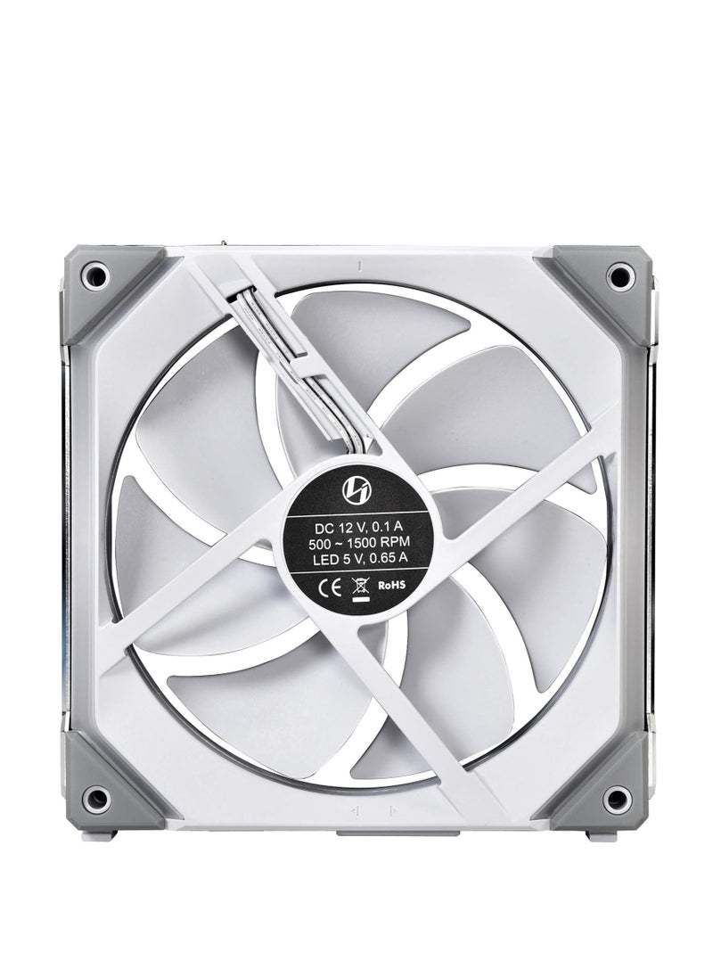 LIAN LI - Uni Fan Sl140 Single Pack White Without Controller (Compatible With Sl120 3 Pack Or Sl140 2 Pack Only) (Sl140-1 White Cooler) - Image 1