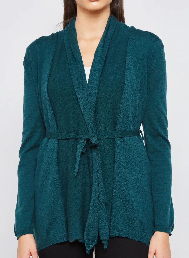 ELLA Draped Self Tie Cardigan
