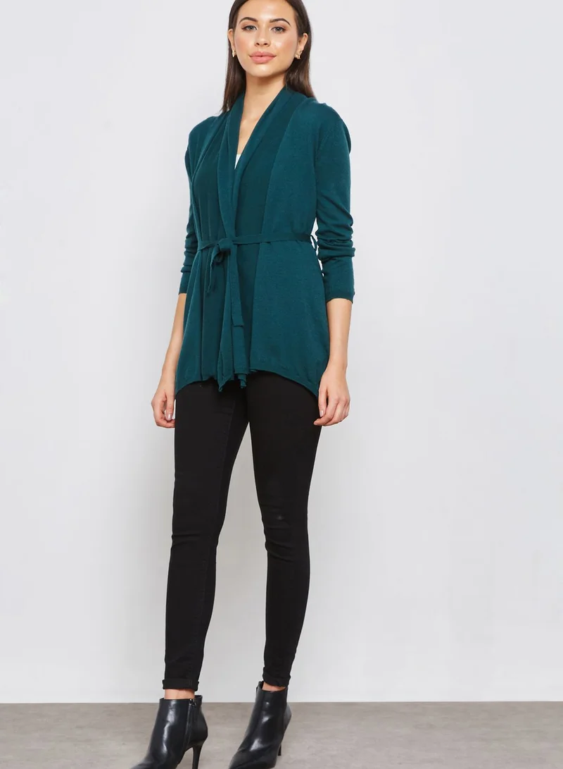 ELLA Draped Self Tie Cardigan
