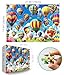 Blueforest 1000 Piece Puzzle for Adults Hot Air Balloons Vibrant Landscape Challenging Jigsaw Wall Art Gift with Poster 275x197 Inches - Image 4