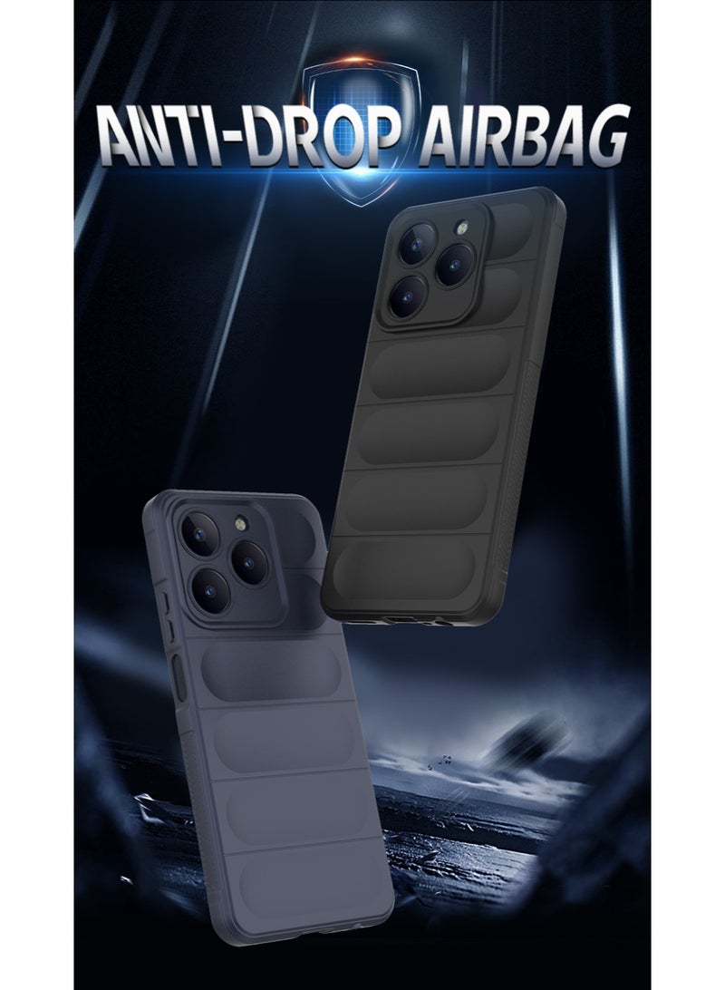 Phantom Shield Silicone Case with Anti-Scratch Soft Microfiber Lining, High Resilience Rubber Full Body Shockproof Cover Compatible with Realme C61 / Realme C63 / Realme Note 60X (Dark Green) - Image 2