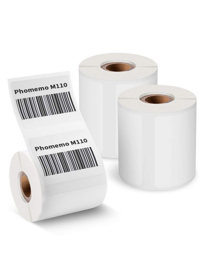 فوميمو ورق طابعة ملصقات M110 مقاس 1.57 بوصة × 1.18 بوصة (40 × 30 مم) 690 ملصقًا، ملصق ذاتي اللصق مربع متعدد الأغراض لطابعة ملصقات Phomemo M110/M110S/M120/M200، أسود على أبيض - Image 1