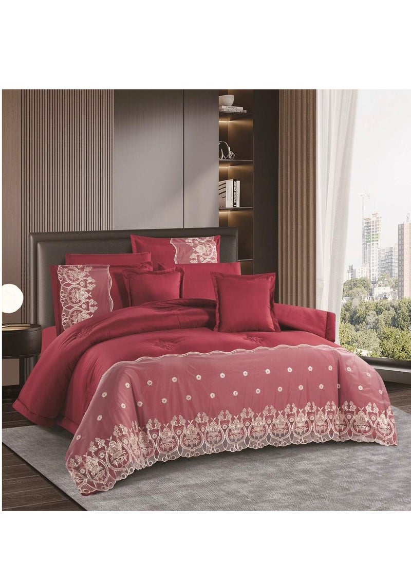 Double bedspread, a luxurious summer comforter set that adds beauty to your room decor.