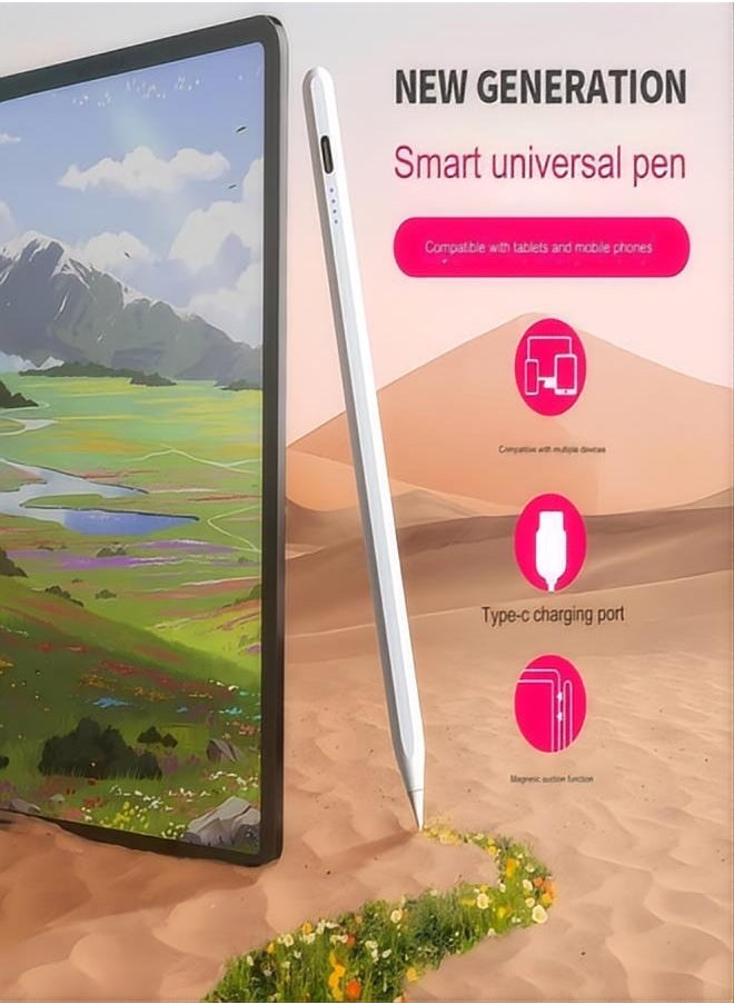 HaveDream - Active Capacitive Pen IPad Pencil, Suitable For Apple Pen Touch Screen Stylus (4-Light Universal Capacitive Pen) - Image 1