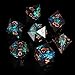 YEMEKO Sharp Edge DND Dice Set Handmade 7 Accessories Dice for Dungeons and Dragons TTRPG Games MultiSided RPG Polyhedral Resin Sharp Edge Dice Roleplaying Games - Image 2