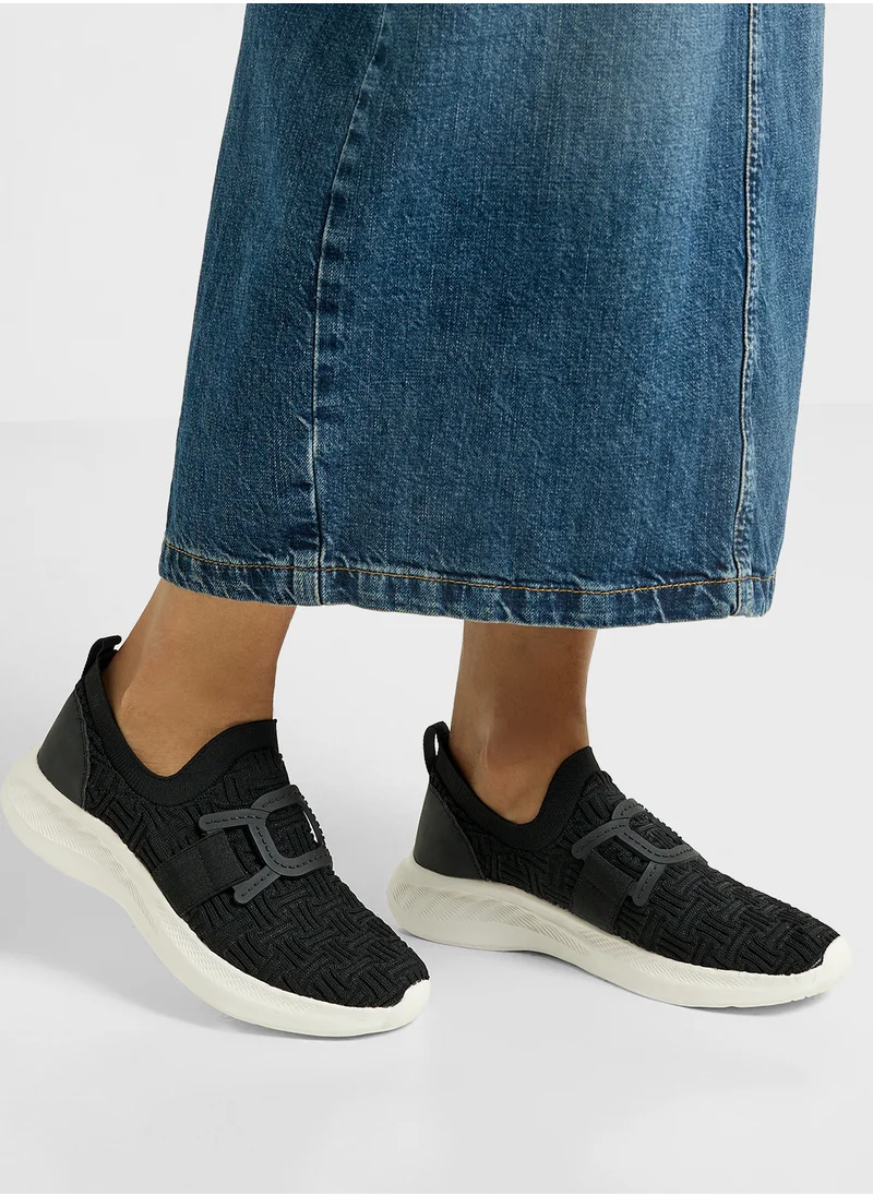 Ginger Knitted  Comfort Slip On Shoe