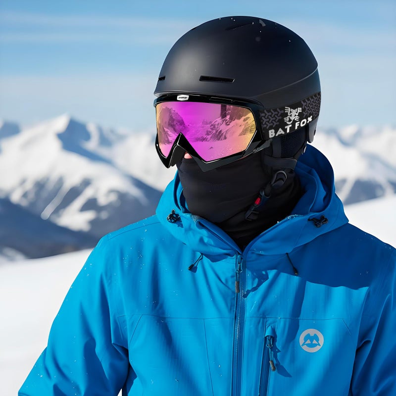 BATFOX Snowboard Goggles for Adults & Youth, Anti Fog OTG Ski Goggles Over Glasses, 100% UV Protection for Men & Women in Snow Sports - Image 5