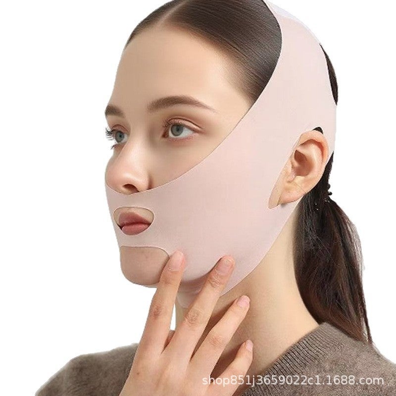 Cross border hair styling V-face sleep mask, nasolabial lifting bandage, breathable and elastic mask, tightening chin - Image 2